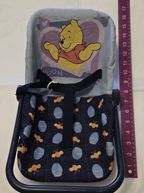 Disney Winnie the Pooh Doll Carrier Toy Seat Honey Pot Bees Pretend Play